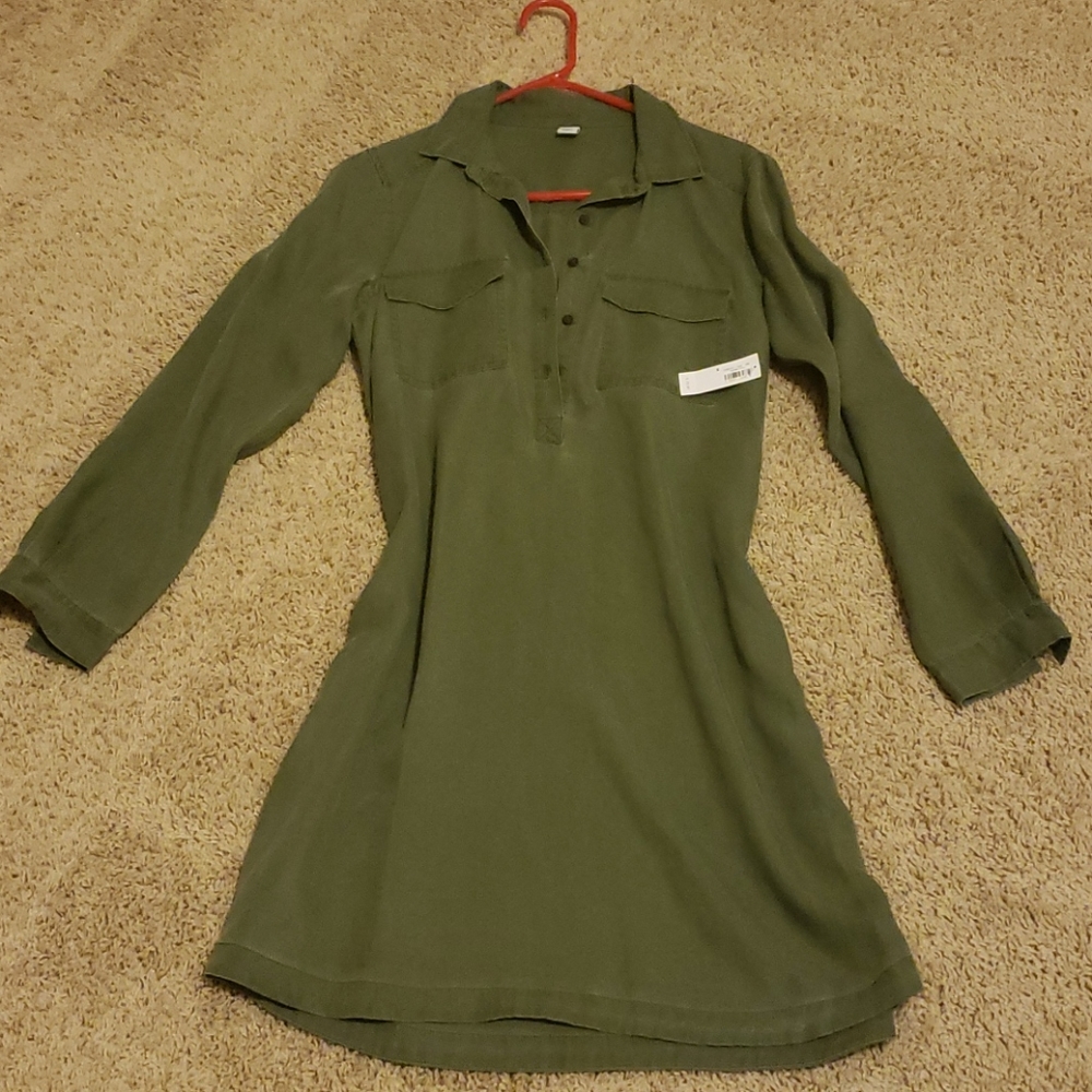 Old Navy Military Green Dress
